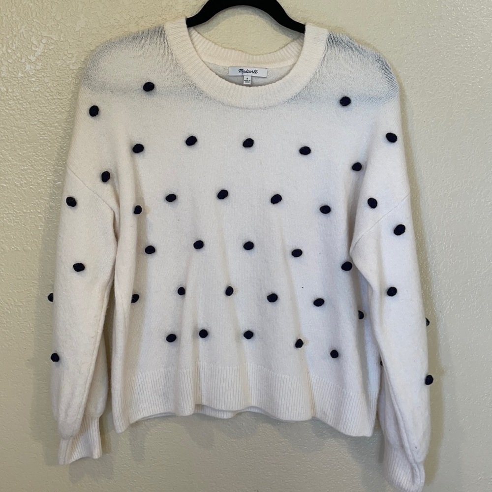 Madewell polka dot sweater
